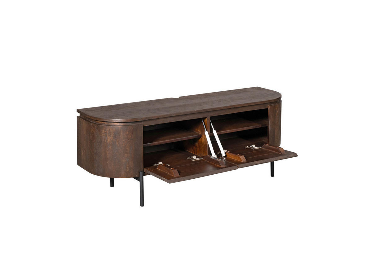 LOWBOARD Magnificent Mangoholz 120 cm / 35 cm Braun - Braun, Holz (120/30/35cm) - Villa Möbel