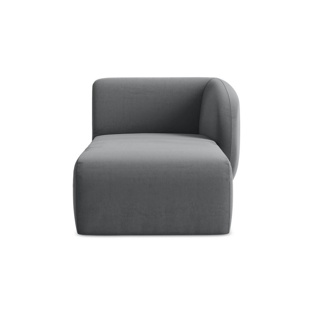 Thumbnail - Makamii Sofaelement, Edelstahl, Textil, Holzwerkstoff, 1-Sitzer, 91x75x166 cm, Hergestellt in Europa, Oeko-Tex®, Wohnzim...