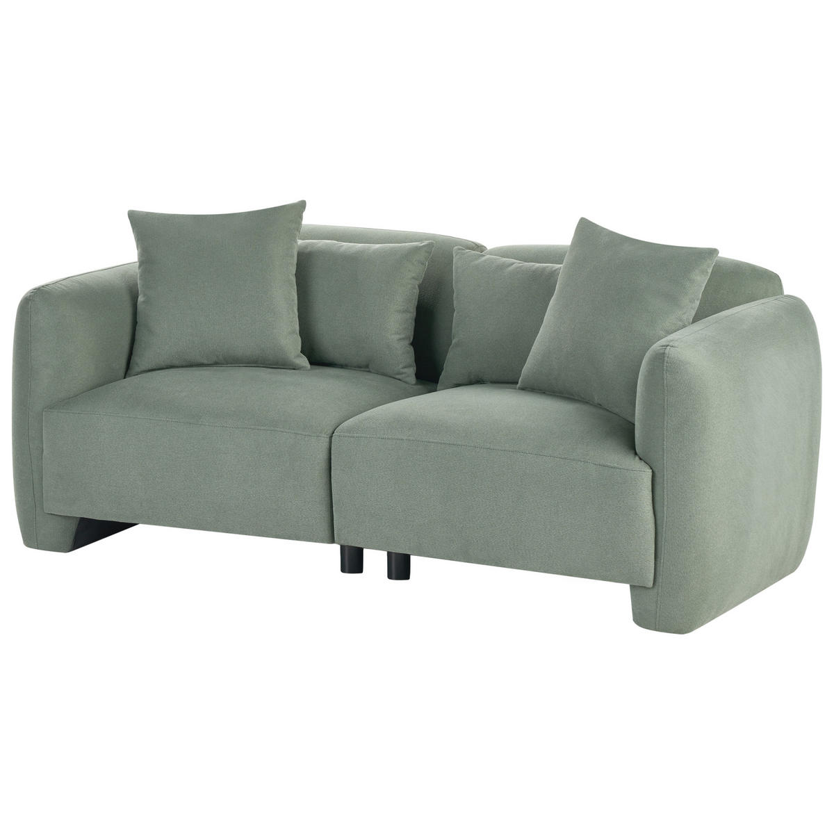 POHOVKA 3-místná Látka Světle zelená Ekenes - světle zelená, textil (182/72/90cm) - Beliani