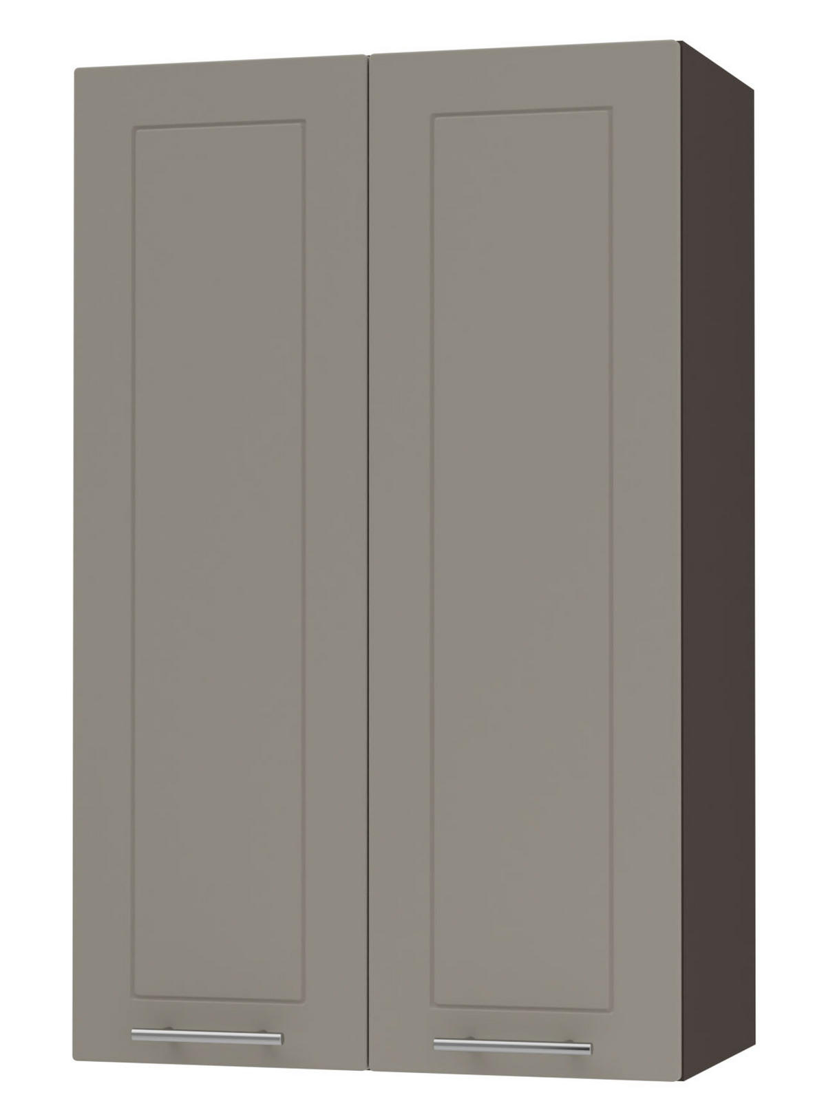 KÜCHENHÄNGESCHRANK Kvantum W4/60 Beige Matt / Lava Matt 60 / 32,5 / 96cm - Dunkelgrau/Beige, Holz/Holzwerkstoff (60/96/32.5cm) - Feldmann-Wohnen