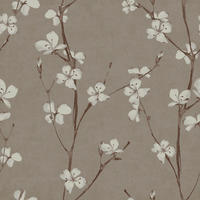 VLIESTAPETE Jade Blumen - Taupe, Papier/Kunststoff (53/1000cm) - Superfresco Easy