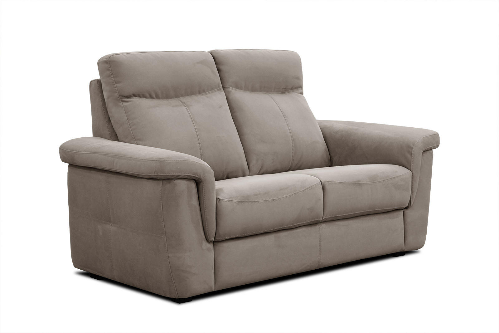 SOFA JONES 2-Sitzer, greige - Greige, Holzwerkstoff/Textil (166/102/99cm) - Courtois Laville