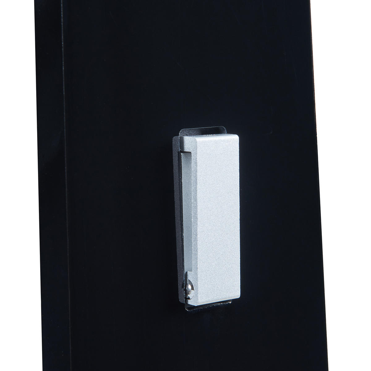HAKENLEISTE Hansnes - Schwarz, Holzwerkstoff/Metall (15/165/3cm) - [en.casa]