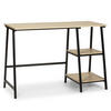 SCHREIBTISCH 105/47/75 Lisboa Schwarz - Schwarz, Holzwerkstoff (47/105/75cm) - VS Venta-stock
