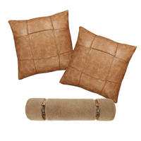 KISSENBEZUG Cord Braun 45*45cm 3er-set Moderne Mode - Braun, Textil (45/45cm) - Vercart