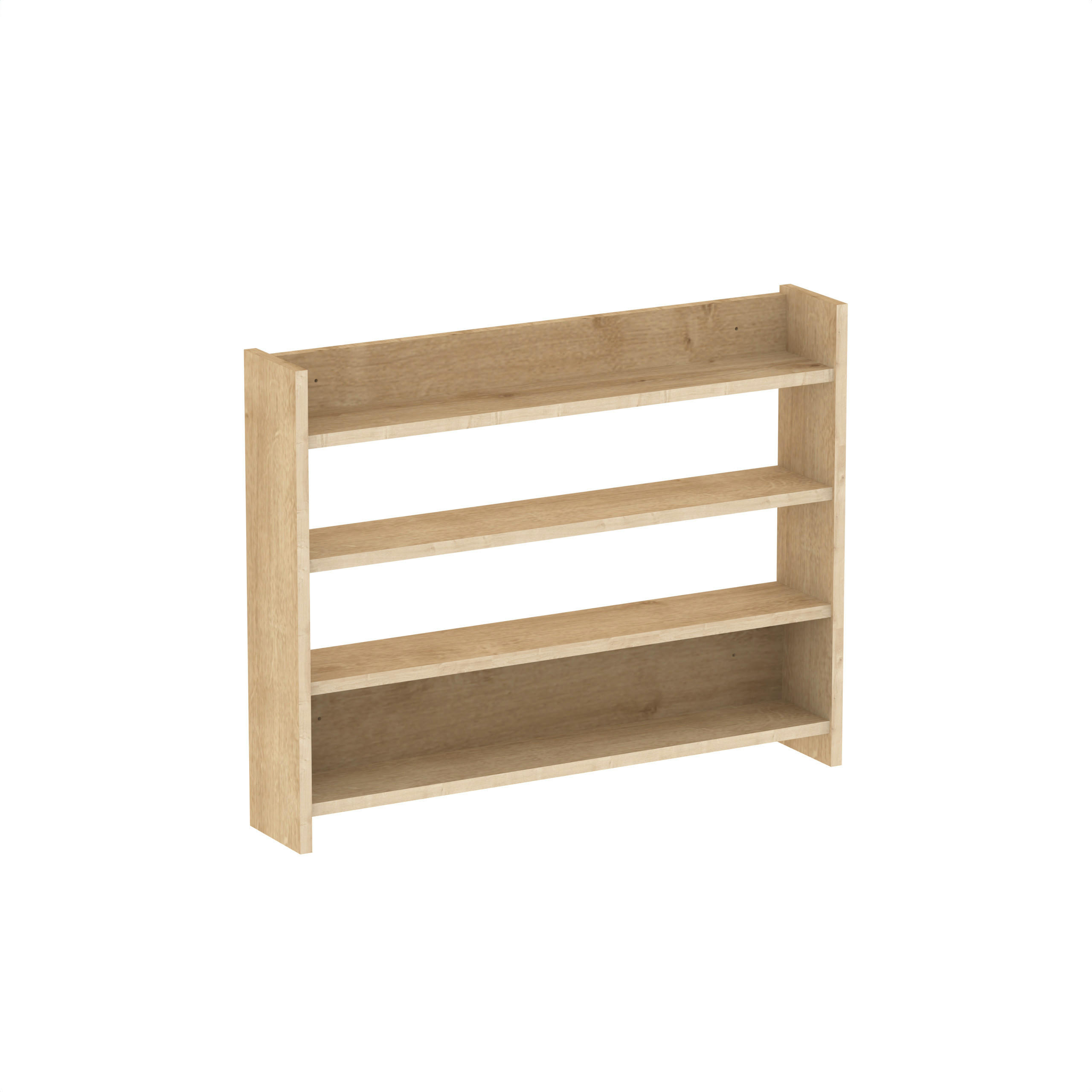 Decortie Wandregal Eiche 85x66x15 cm