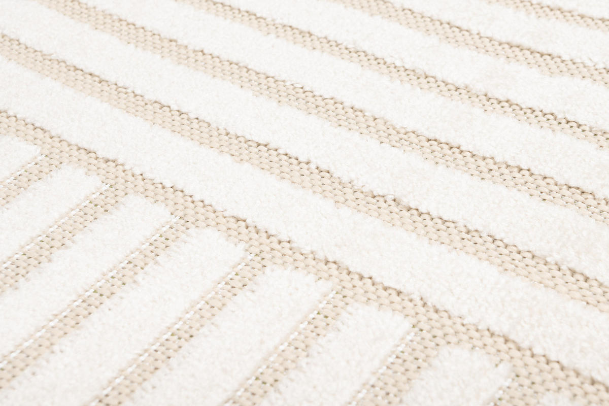 TEPPICH PATIO Beige 140/200 cm - Beige, Kunststoff (140/200cm) - Tapiso