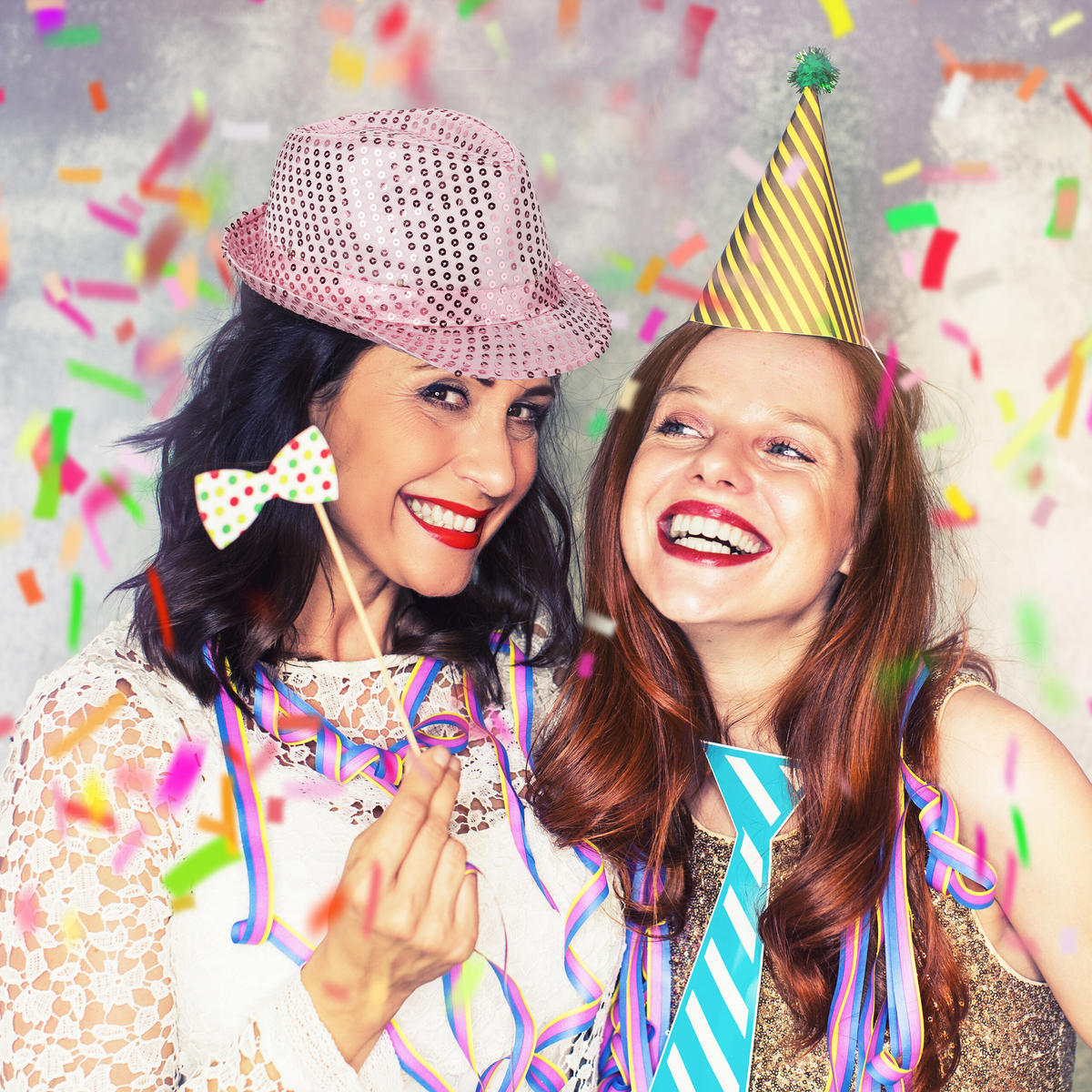 2XPAILLETTENHUT - Rosa, Textil (20/12/27.5cm) - Relaxdays