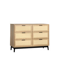 SCHUBLADENKOMMODE DOPPELTE Samoa Natürlich 120 cm x 90 cm - Naturfarben, Holzwerkstoff (120/90/40cm) - Klast Home