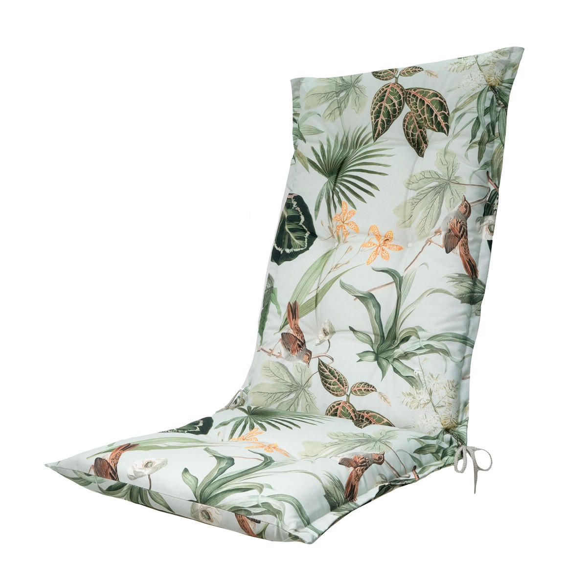 GARTENSTUHLKISSEN Grasse 123/50 cm 4er-Set - Grün, Textil (50/7/123cm) - Madison