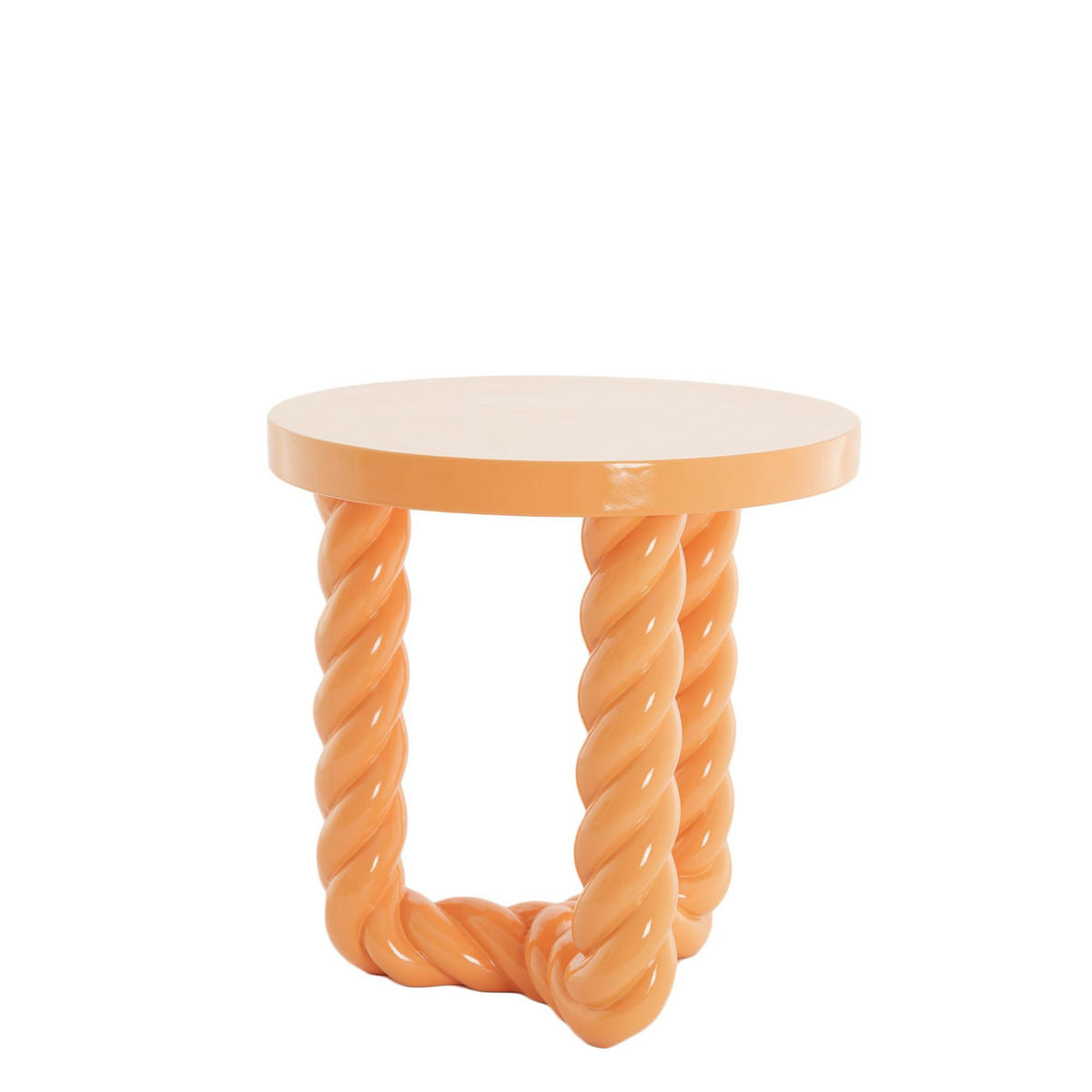 BEISTELLTISCH Vallejo Orange 46/46/46 cm - Orange, Kunststoff (46/46/46cm) - Light & Living