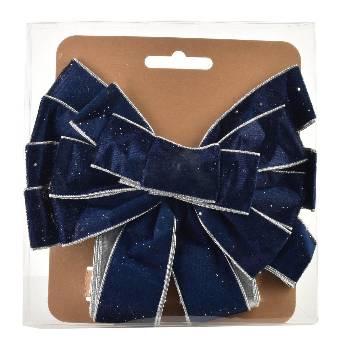 SCHLEIFE Santa Lila Dunkenblau 32x32x130 cm Kunststoff - Dunkelblau, Kunststoff (32/130/32cm) - Mondex