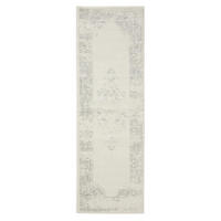 VINTAGE-LÄUFER Sia 80/240 cm - Taupe/Creme, Kunststoff (80/240cm) - benuta