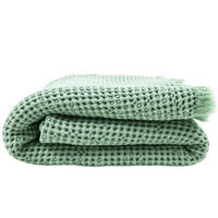 BABYDECKE Cocoon. Plaid. 130x170 cm. Mintgrün - Mintgrün, Textil (130/170cm) - SOWL