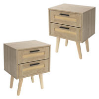 NACHTTISCH 2er Set - Beige, Holzwerkstoff (30/50.5/40cm) - ML-DESIGN