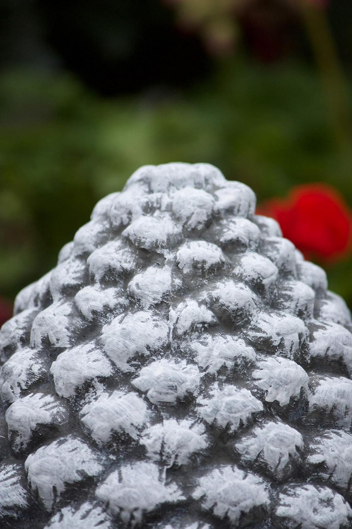 STEINFIGUR Stein Zapfen Tannenzapfen Deko - Grau, Stein (16/24/14cm) - stoneandstyle