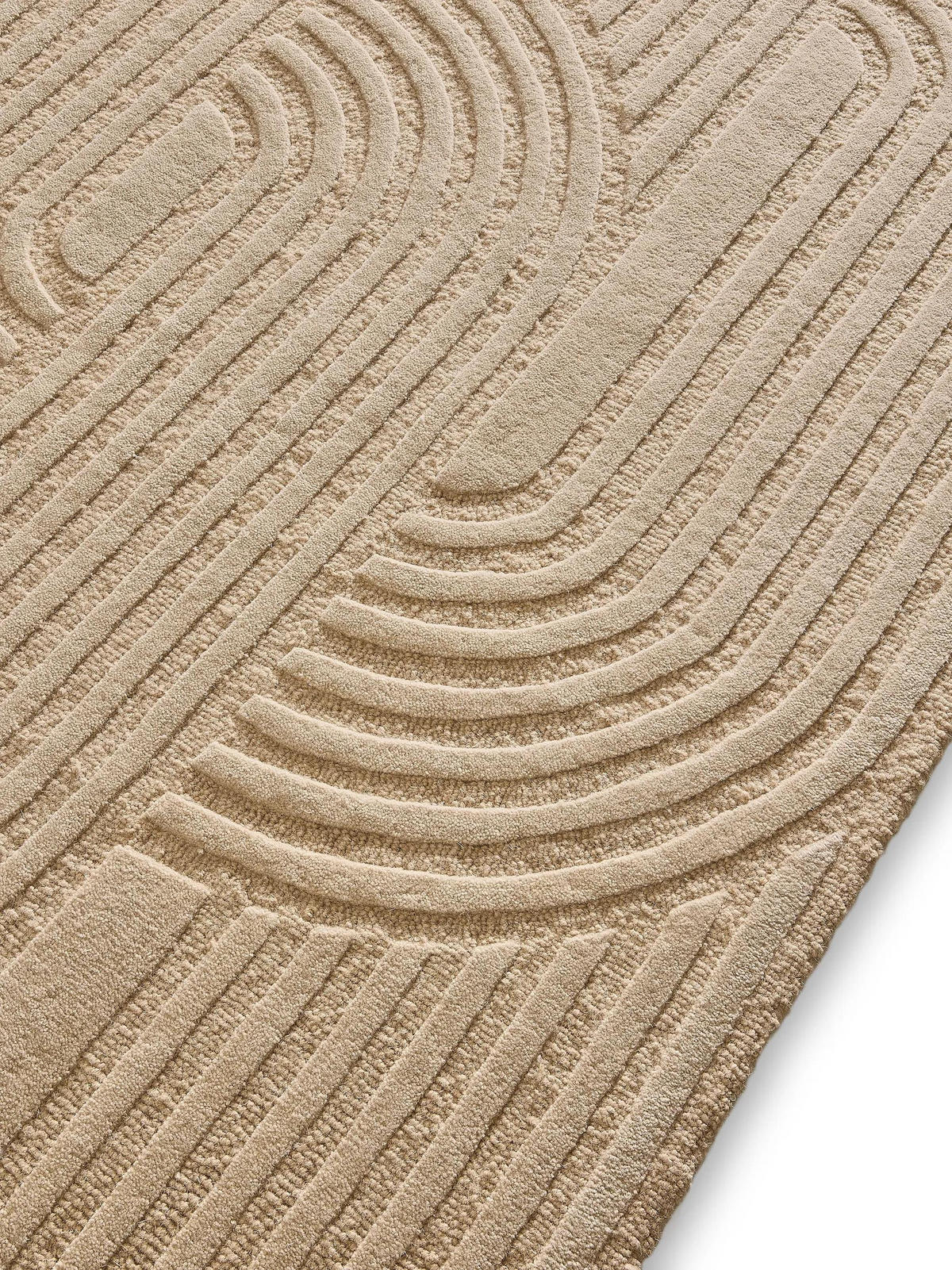 VOLNENA preproga Nuria Bež 120x170 cm - bež, tekstil/naravni materiali (120/170cm) - benuta Pure