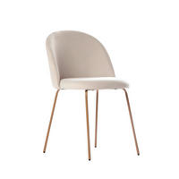 ESSZIMMERSTUHL Olivia Beige 48 cm x 81 cm - Beige, Textil (48/81/53cm) - Klast Home