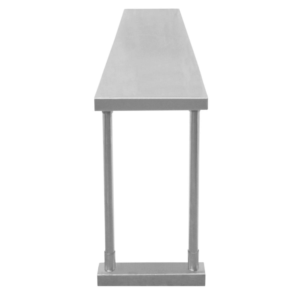 GASTRO-REGAL Edelstahl 180cm - Silberfarben, Metall (150/45/30cm) - Kukoo