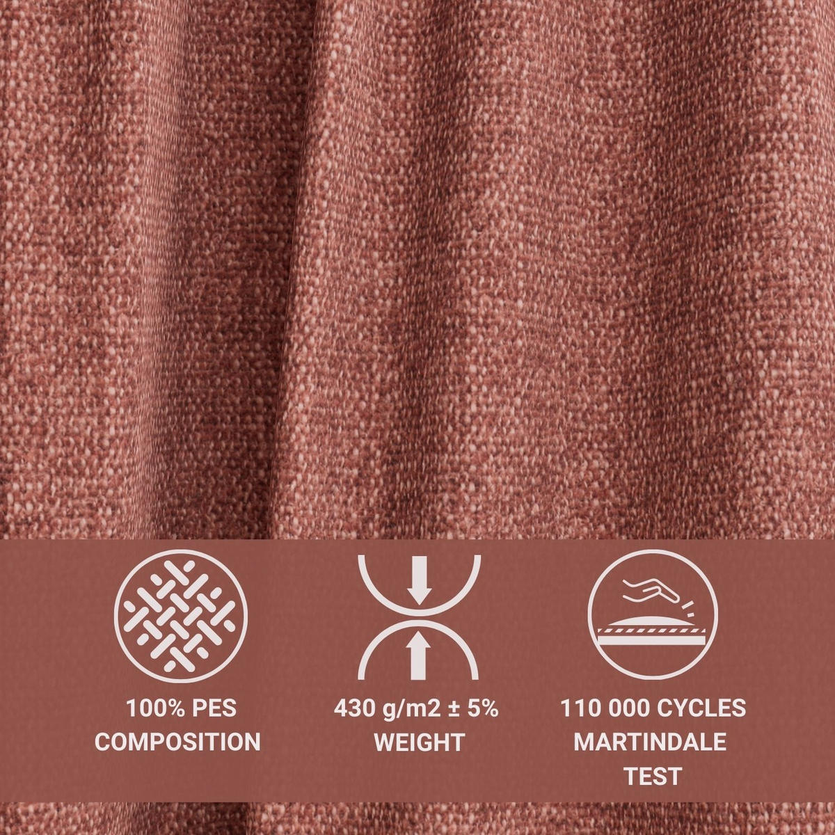 ROZKLÁDACÍ POHOVKA Milos, textil, korálový - černá/korálová, dřevo/kompozitní dřevo (255/70/105cm) - Maison de Reve