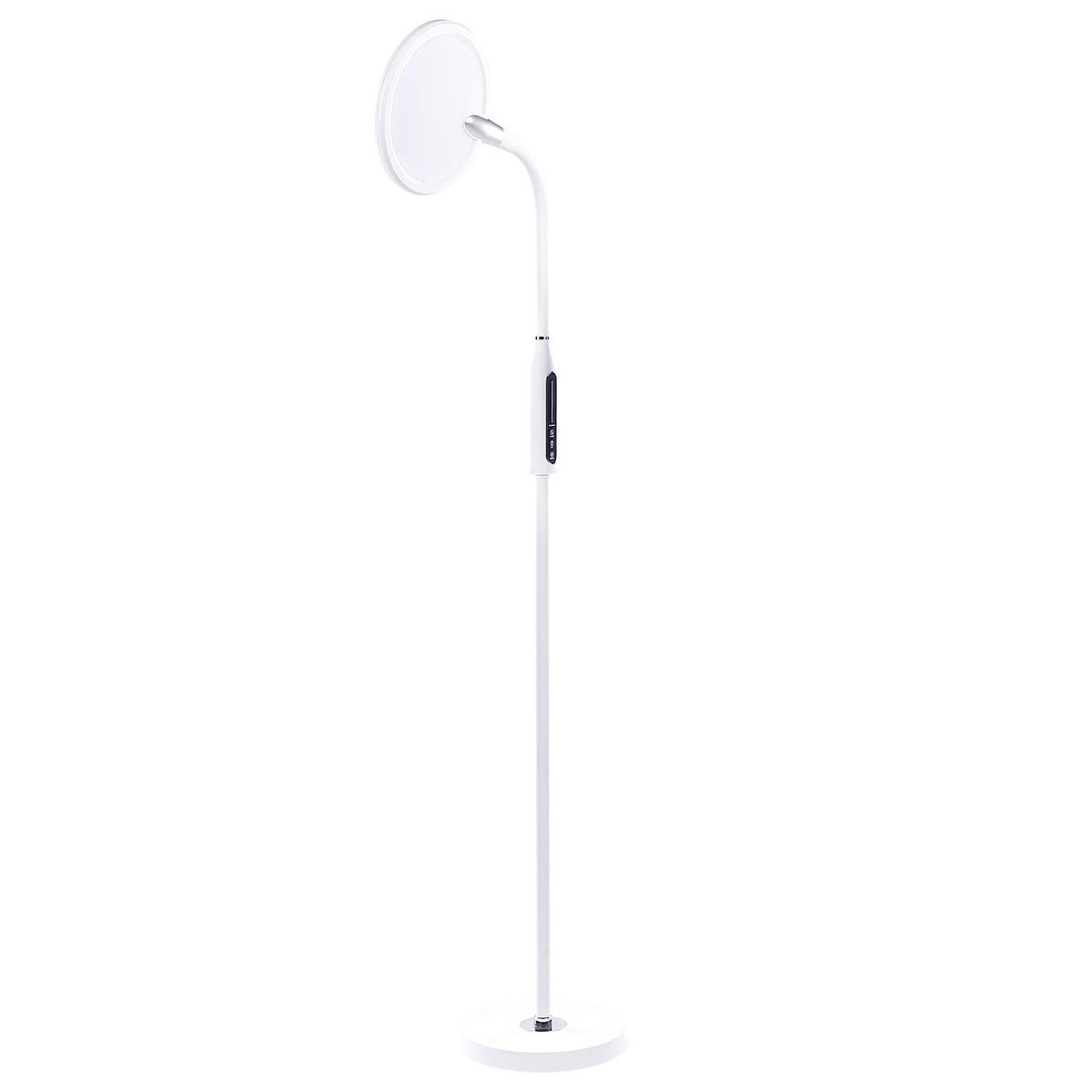 FLURLAMPE Cassiopeia 42/27/148 cm - Weiß, Kunststoff (27/27/148cm) - Beliani
