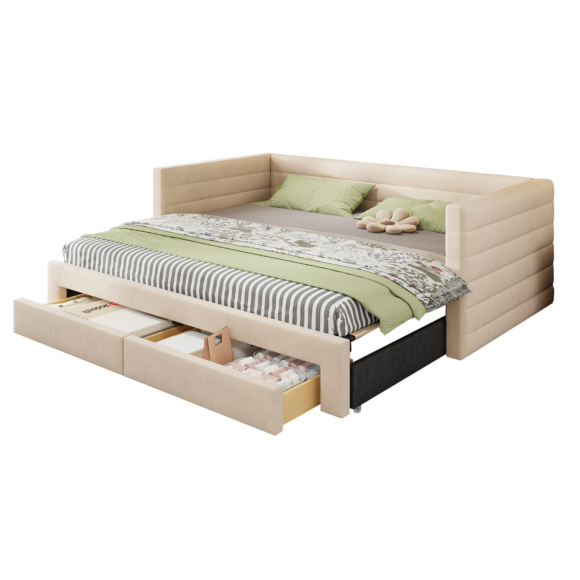 Ivmeu Ausziehbares Beige 90x190 cm