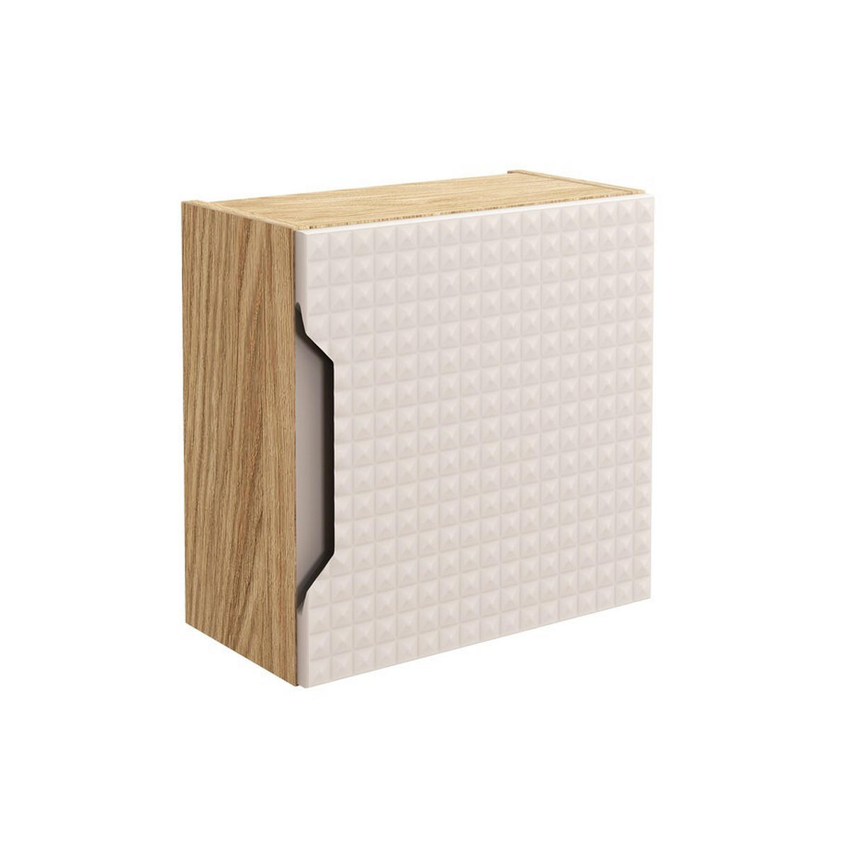 BADMÖBEL-SET 8 Teile Luxor Beige L BMBM155 in Eiche geölt/Beige - Eichefarben/Beige, Holz (120/46/46cm)
