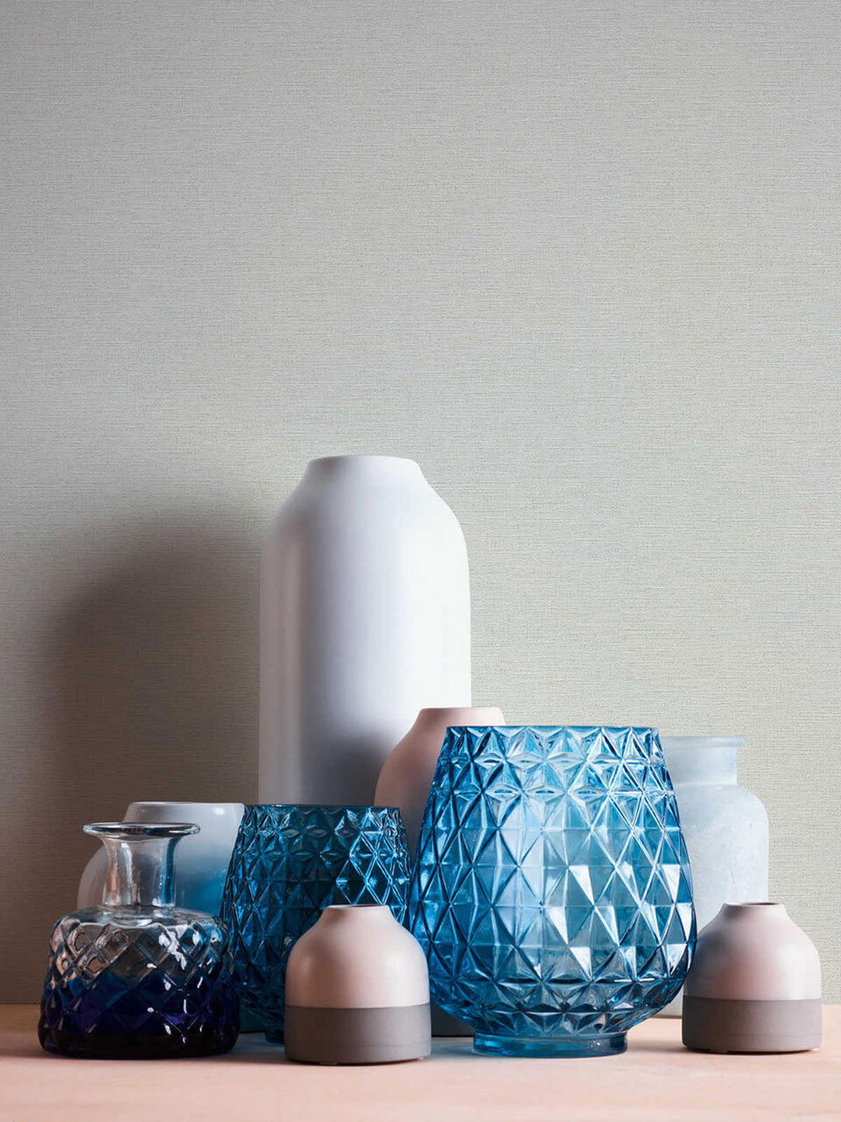 VLIESTAPETE Weiß 53/1005 cm - Weiß, Textil (53/1000cm) - KUNSTLOFT