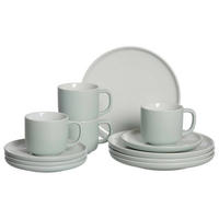 KAFFEESERVICE Jasper mint 12er Set - Mintgrün, Keramik (1/1/1cm) - Ritzenhoff Breker