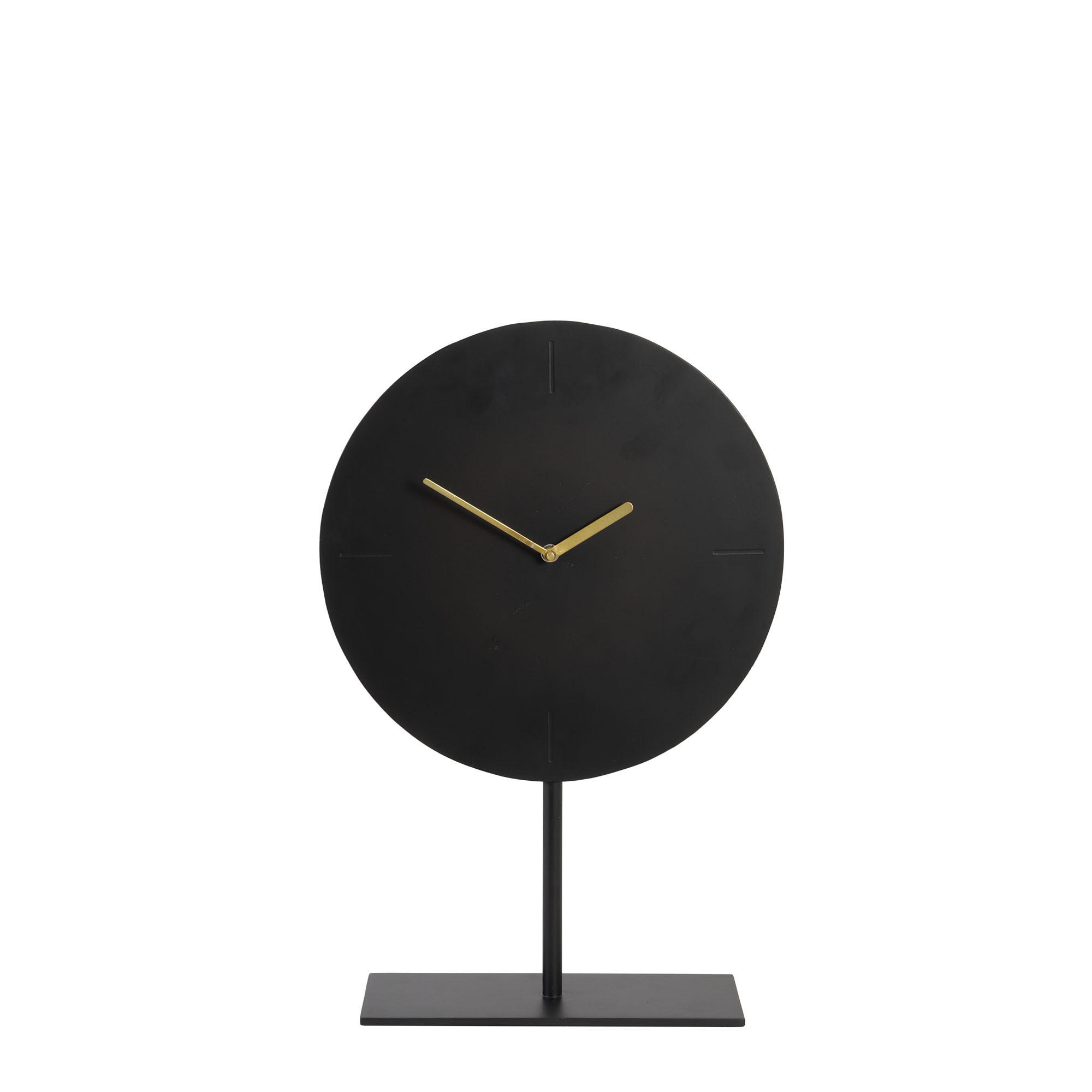UHR Waiwo Schwarz 30/10/45.5 cm - Schwarz, Metall (10/45.5/30cm) - Light & Living