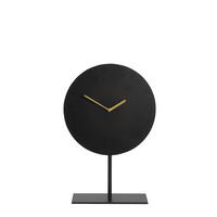 UHR Waiwo Schwarz 30/10/45.5 cm - Schwarz, Metall (10/45.5/30cm) - Light & Living
