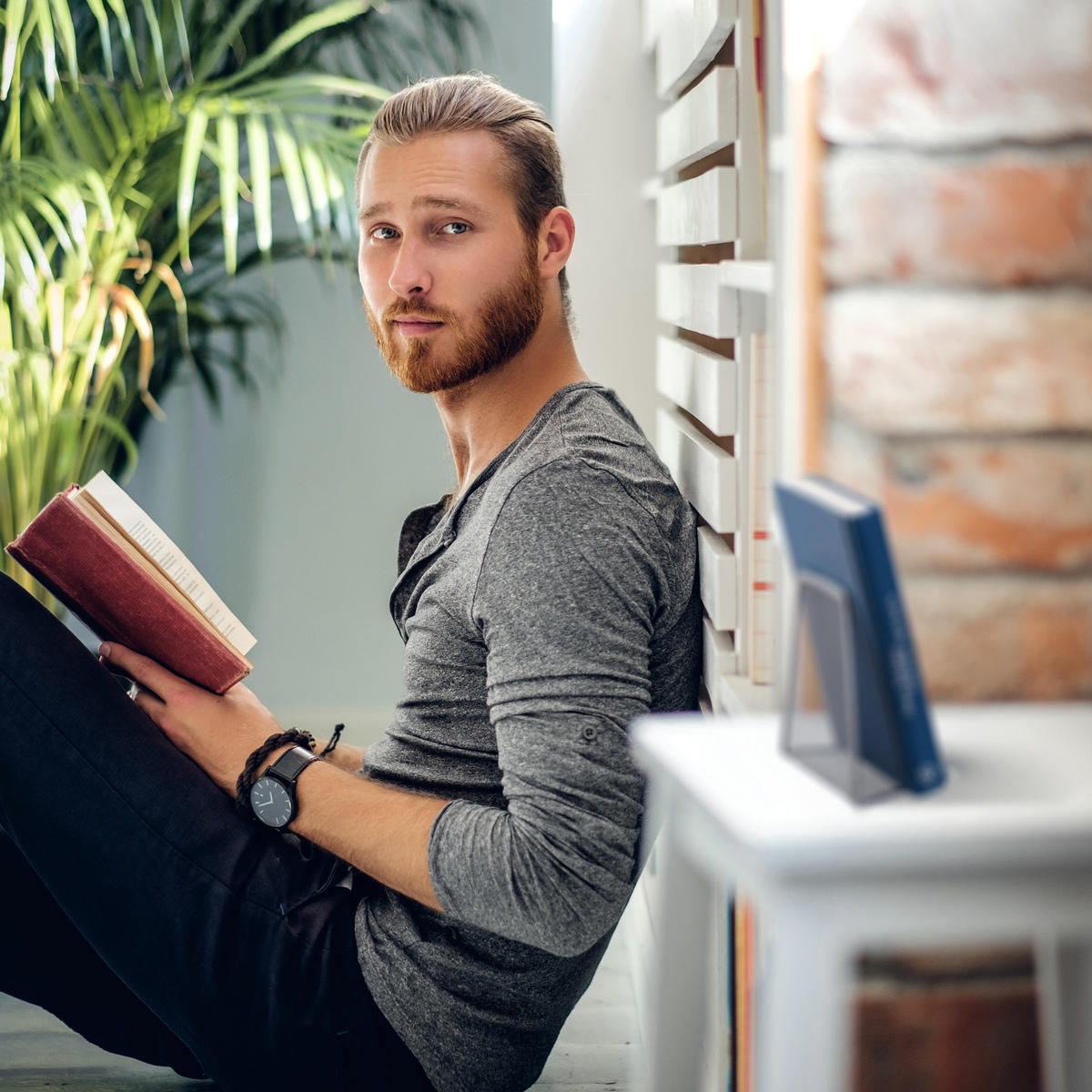 2XKNIHOVÁ podpora - strieborná, kov (12.5/14.5/9cm) - Relaxdays