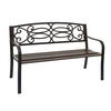 GARTENBANK Bronze - Bronzefarben, Metall (127/87/58cm) - MCW