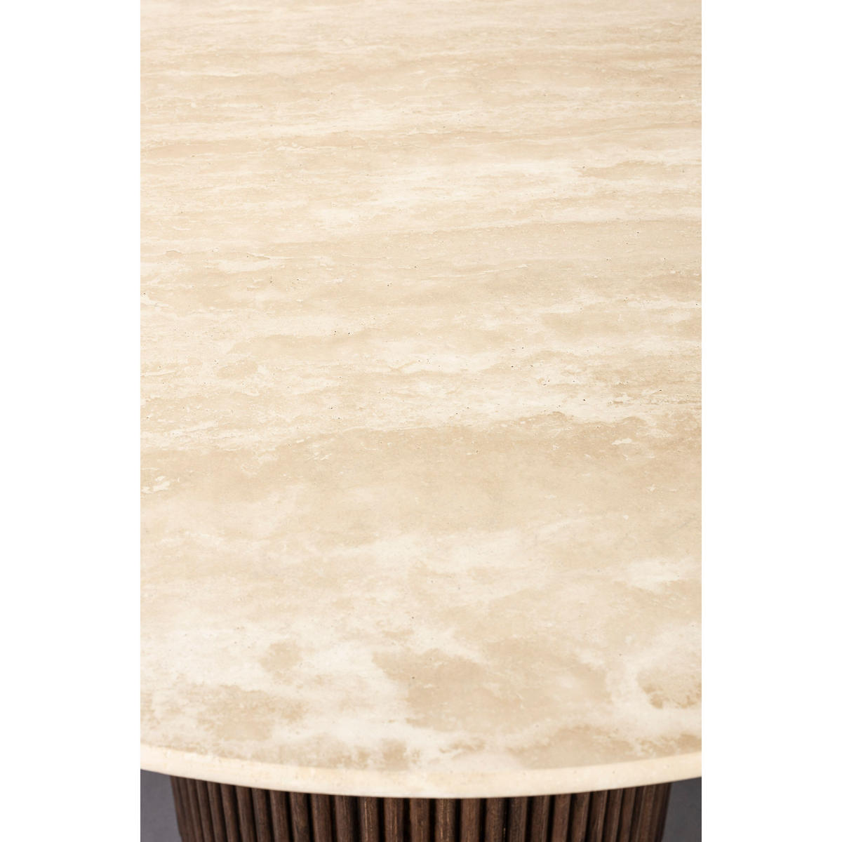 ESSTISCH Arda Rund 115 cm - Beige, Holz (115/115/76.6cm) - Dutchbone