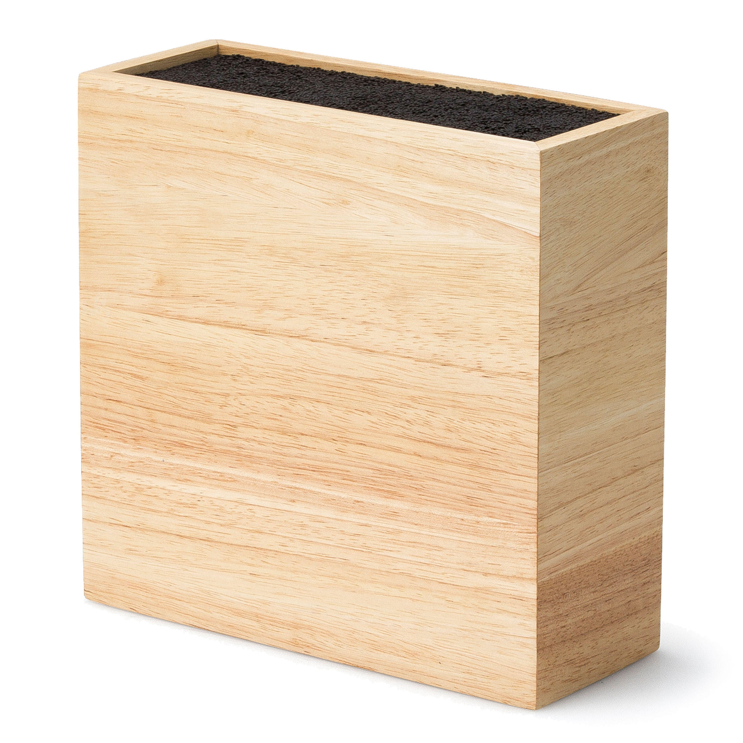 MESSERBLOCK für Schublade mit flexiblem Einsatz, Gummibaumholz - Braun, Holz (24/11/24cm) - Continenta