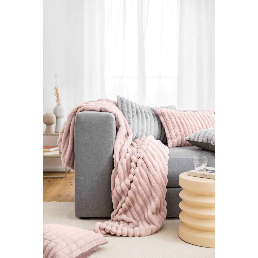 Thumbnail - Magma Heimtexx Kissenhülle, Altrosa, Textil, Gestreift, Rechteckig, 40x60 cm, Wohntextilien, Bezüge, Kissenbezüge