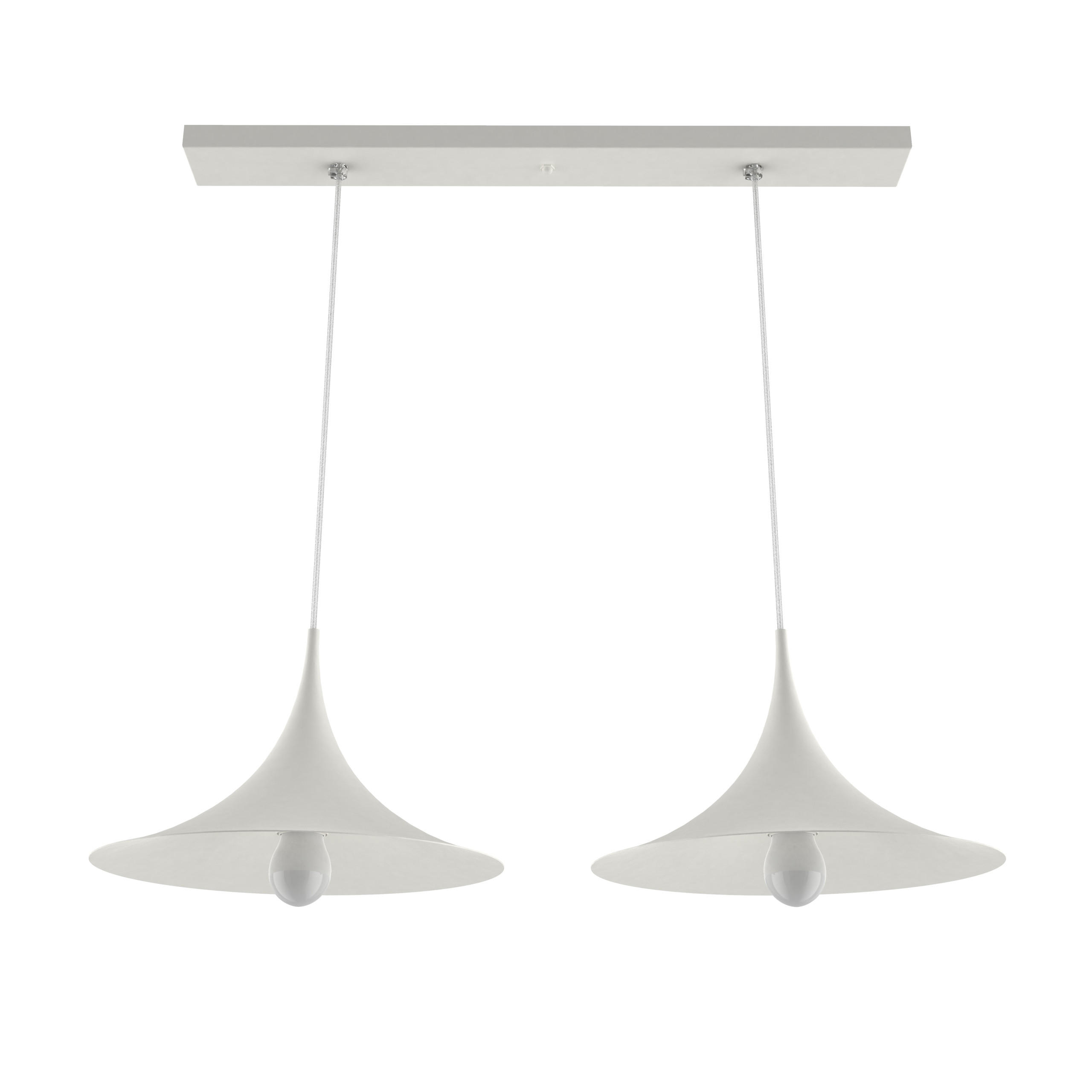 HÄNGELEUCHTE - Weiß, Metall (33/70/16cm) - Lumicom