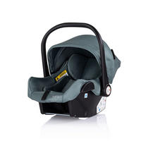 BABYSCHALE Isofix Set Aura türkis i-Size (40 - 85cm) verstellbar - Türkis, Kunststoff (39/47/50cm) - Chipolino