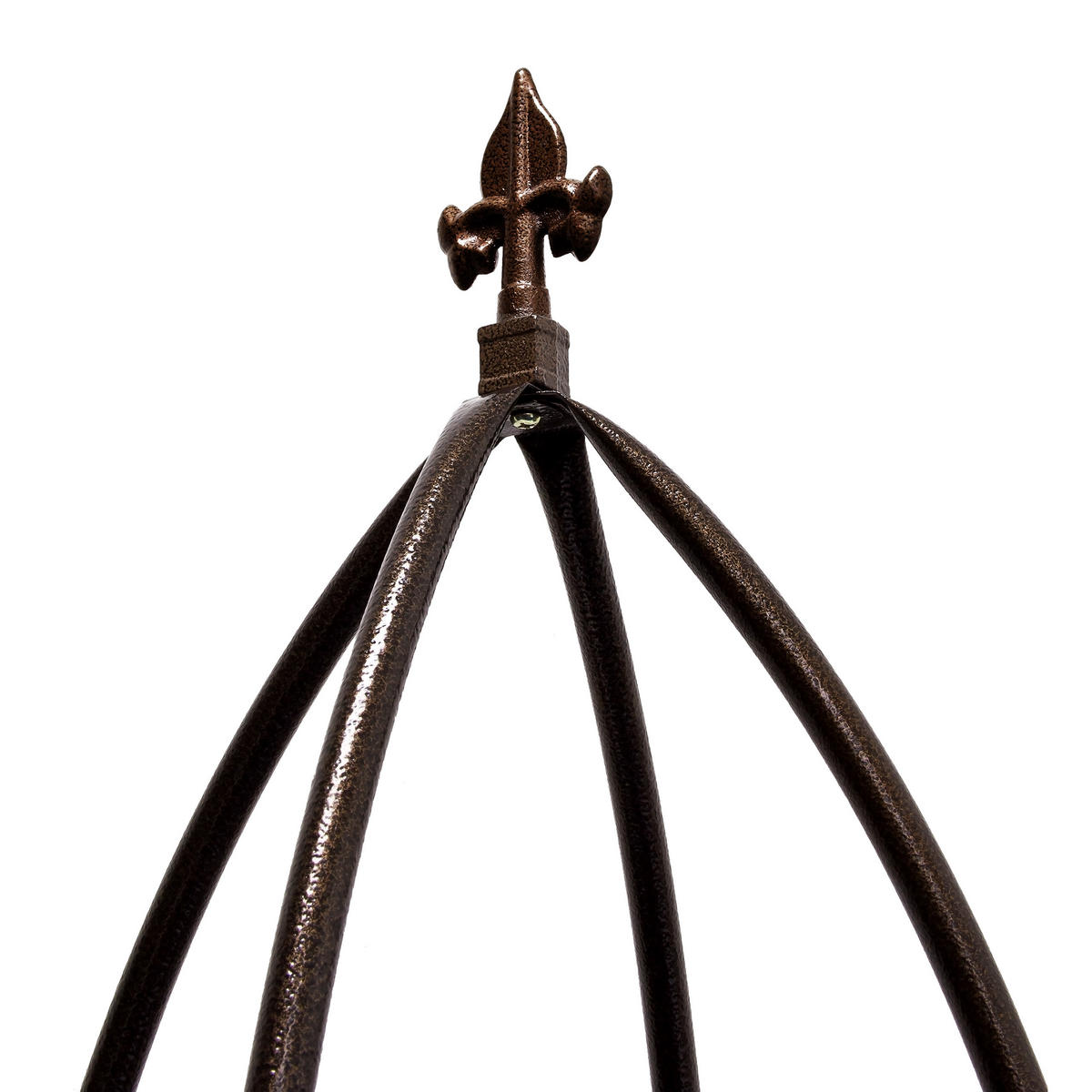 RANKHILFE - Braun, Metall (35/190/35cm) - Relaxdays
