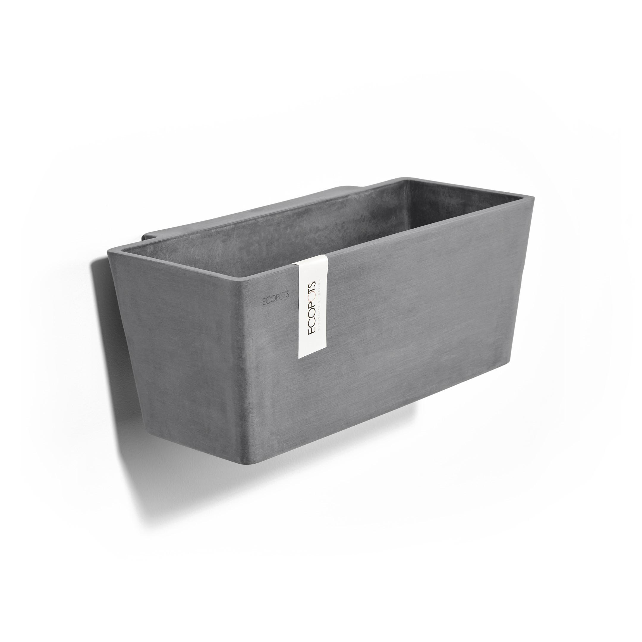 Ecopots Blumentopf Grau 15 cm