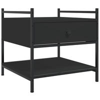 COUCHTISCH Schwarz 50x50x50 cm Holzwerkstoff - Schwarz, Holzwerkstoff (50/50/50cm) - furnicato