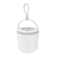 OUTDOOR-LED-LEUCHTE Dimmbar warmweiß batteriebetrieben mit Schlaufe IP44 3000K 80lm grau - Grau, Kunststoff (13/13/21cm) - Northpoint