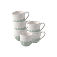ESPRESSOTASSEN Fleur Couleur Vert 70 ml 6er Set - Grün, Keramik (0.07L) - Villeroy & Boch