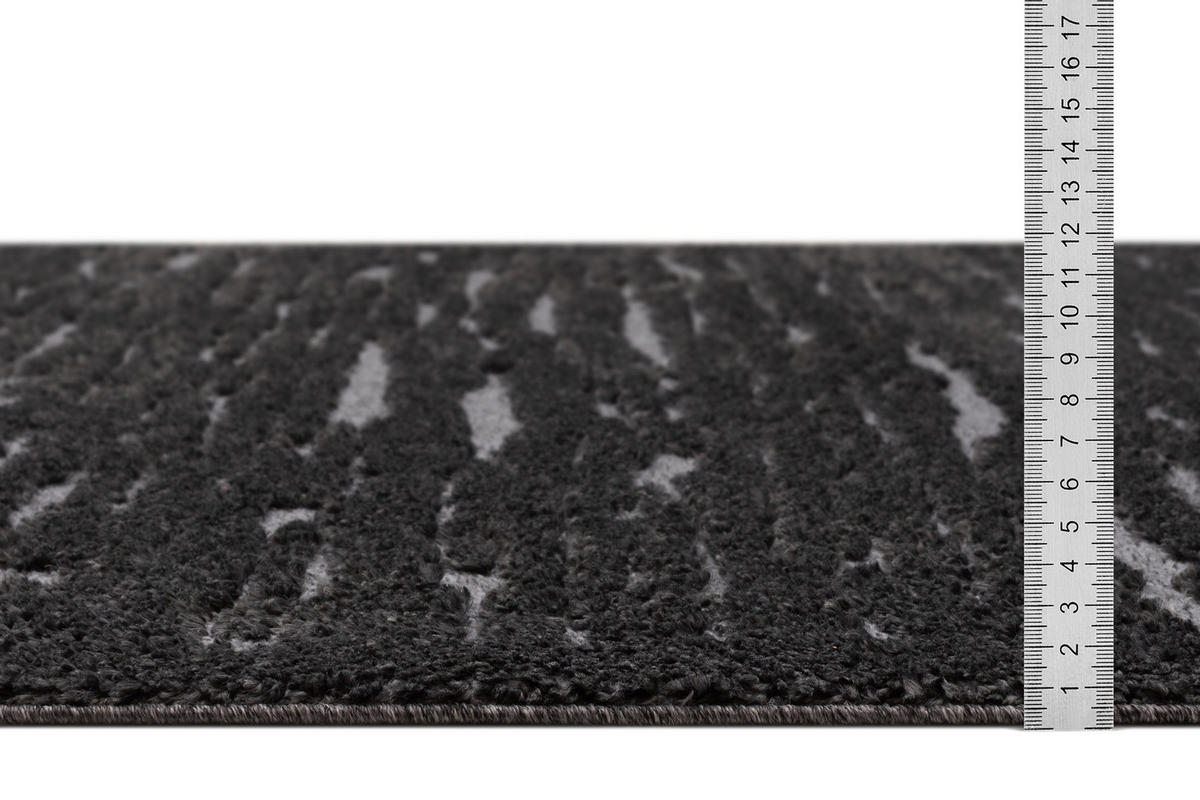 SOFT-TEPPICH Dunkelgrau 200x290 cm - Dunkelgrau, Textil (200/290cm) - Tesso Living