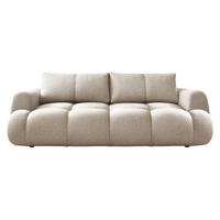 SCHLAFSOFA Mitto - Beige/Schwarz, Holzwerkstoff/Kunststoff (250/85/117cm) - MIRJAN24