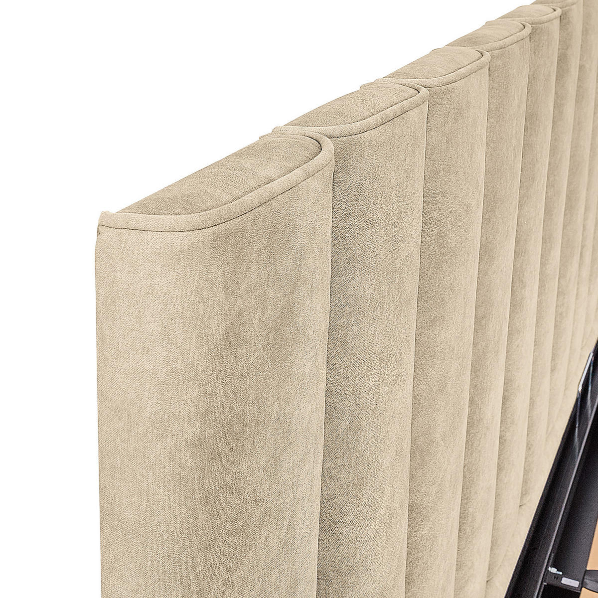 POLSTERBETT - Beige, Textil (160/200cm) - home24