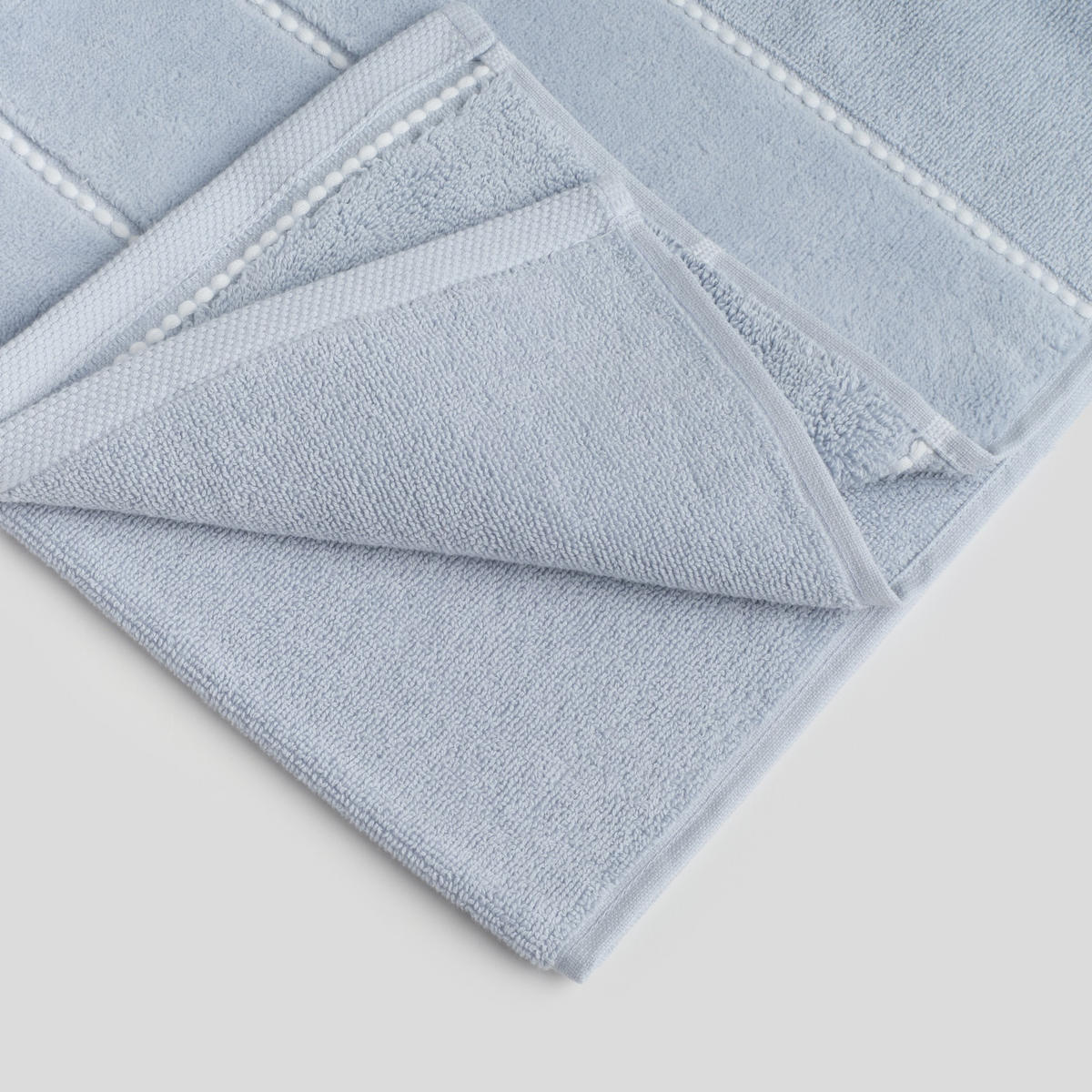 BADETUCH Velly - Hellblau, Textil (90/140cm) - home&you