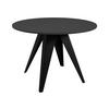 TISCH Gerda 90 - Schwarz, Holzwerkstoff/Metall (90/90/76cm) - MIRJAN24