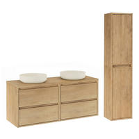 KOPALNIŠKO POHIŠTVO 120cm Edmé 2-delni komplet Les - rjava, leseni material (120/52.2/46cm) - Petits-meubles