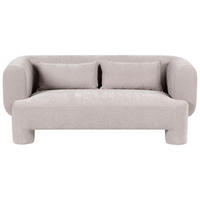 POHOVKA 3-místná Látka Béžová Hogbo - béžová, textil (180/73/93cm) - Beliani